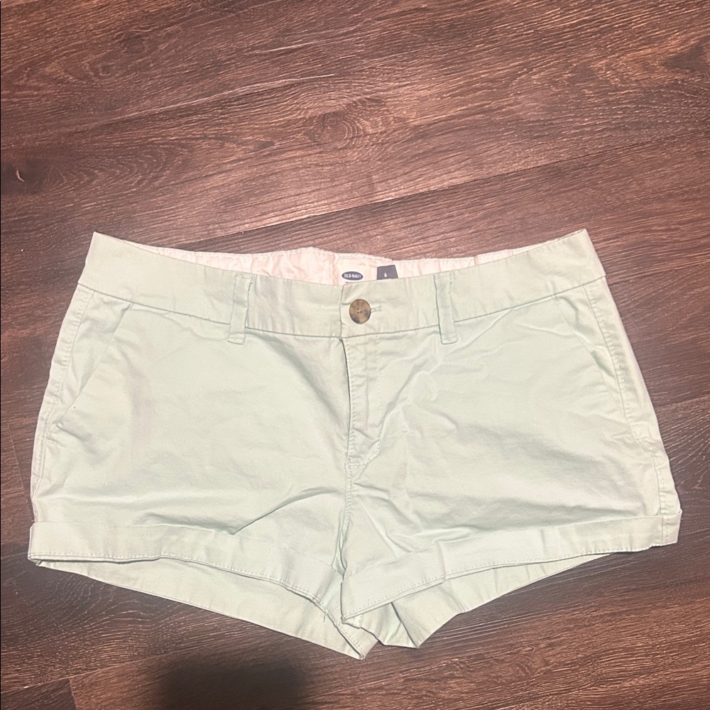 Old Navy Women's Mint Green Bermudas